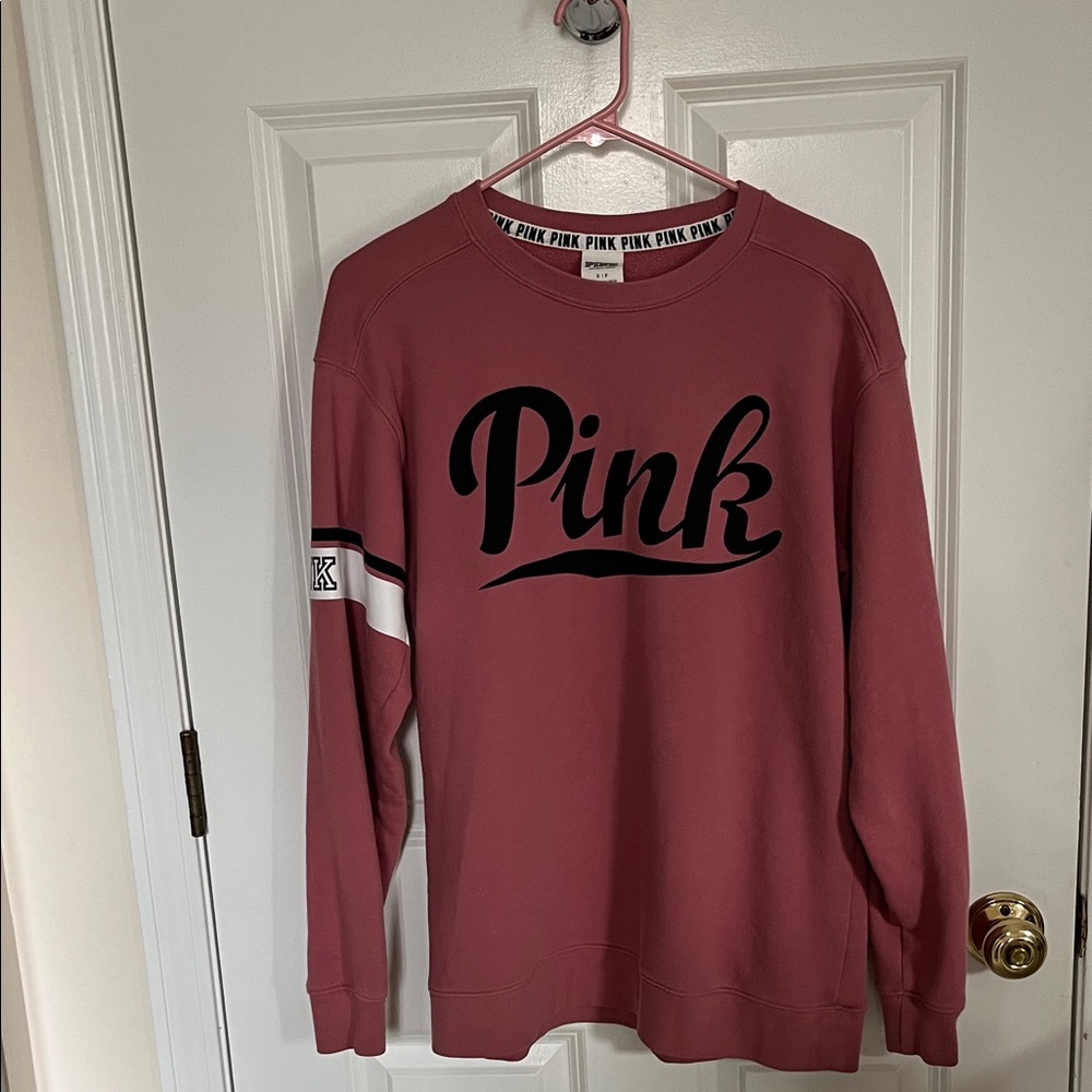 Victoria's Secret Pink Logo Sweatshirt in Rose